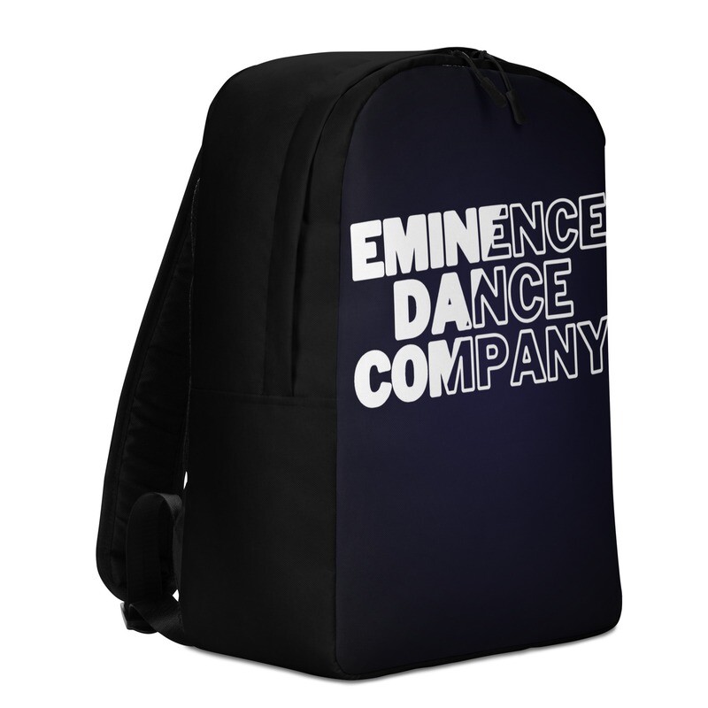 Black and White Minimalist Backpack