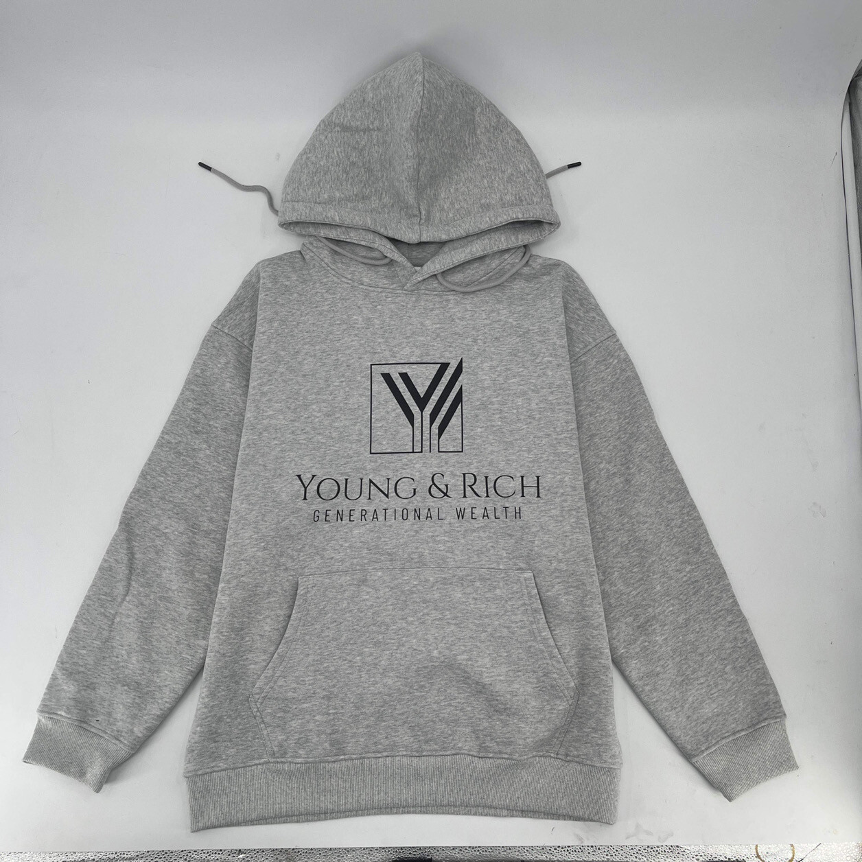 Grey Young&amp;Rich Hoodie