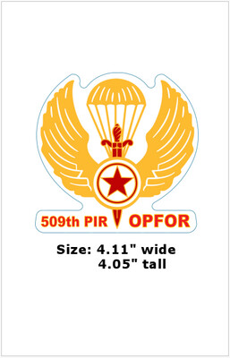"509th OPFOR Jumpwings" Vinyl Decal