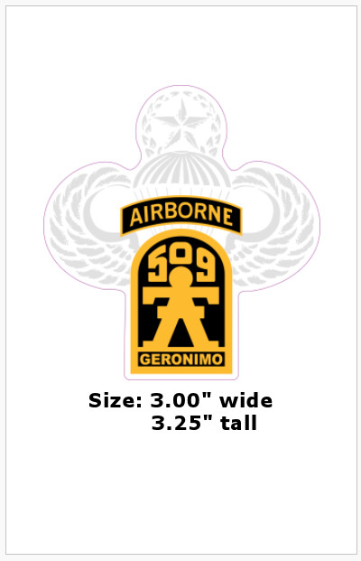 &quot;509th Master Wings&quot; Vinyl Decal