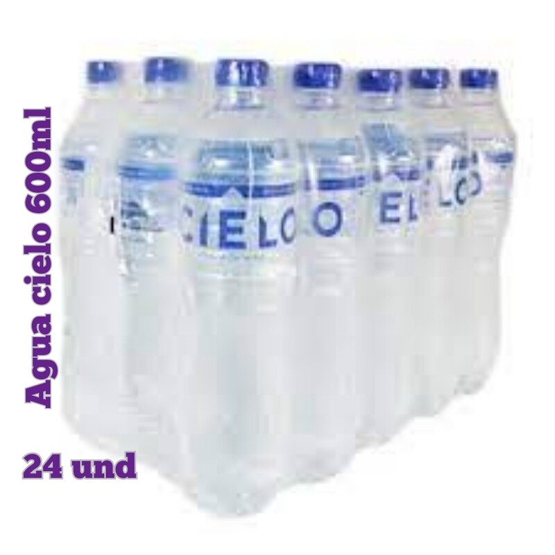 Agua cielo 600ml x 24