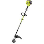 25 cc 2-Stroke Attachment Capable Full Crank Straight Gas Shaft String Trimmer