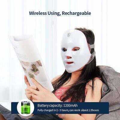 LED Facial Mask Photon Therapy Skin Rejuvenation