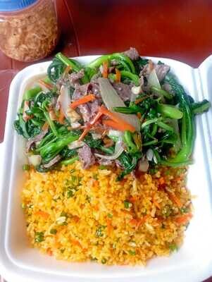 Cơm Rang cải bò