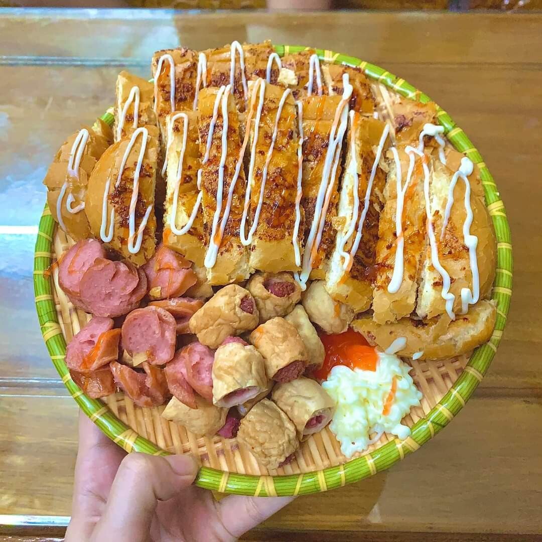 Bánh mì nướng muối ớt