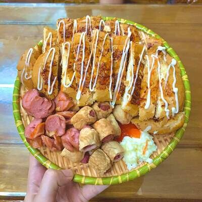 Bánh mì nướng muối ớt