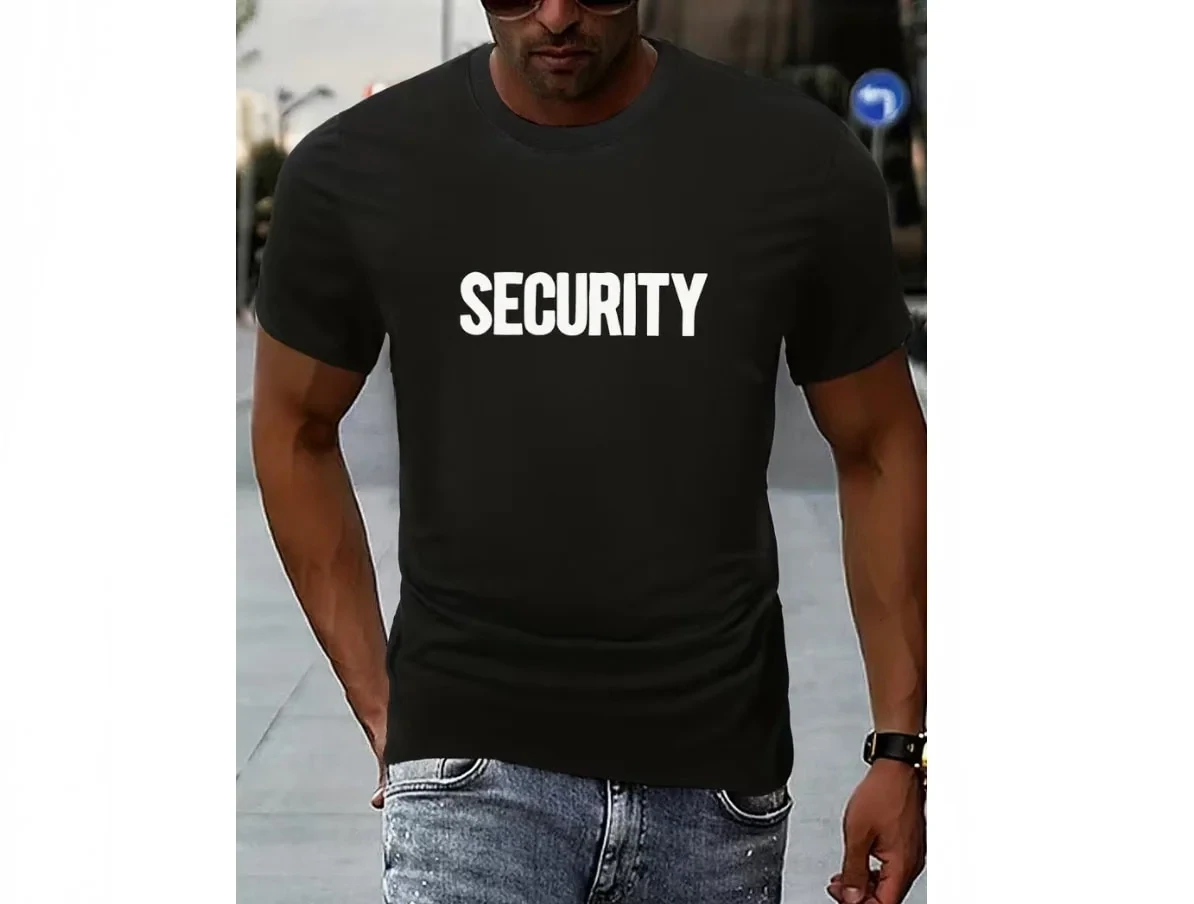 Security T-Shirt - Black - Size ( XL )