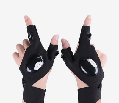 LED Fingerless Gloves