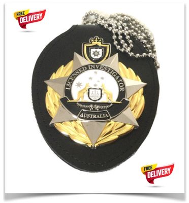 Investigator Badge &amp; Belt Holder