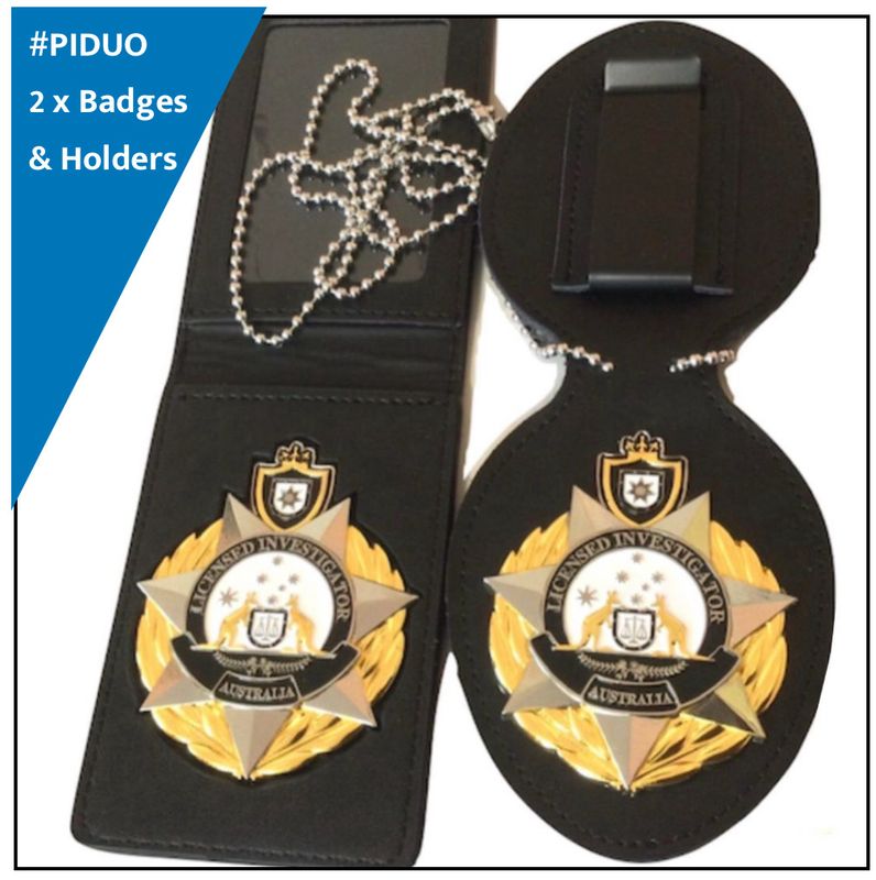 Investigator Badges 2 x