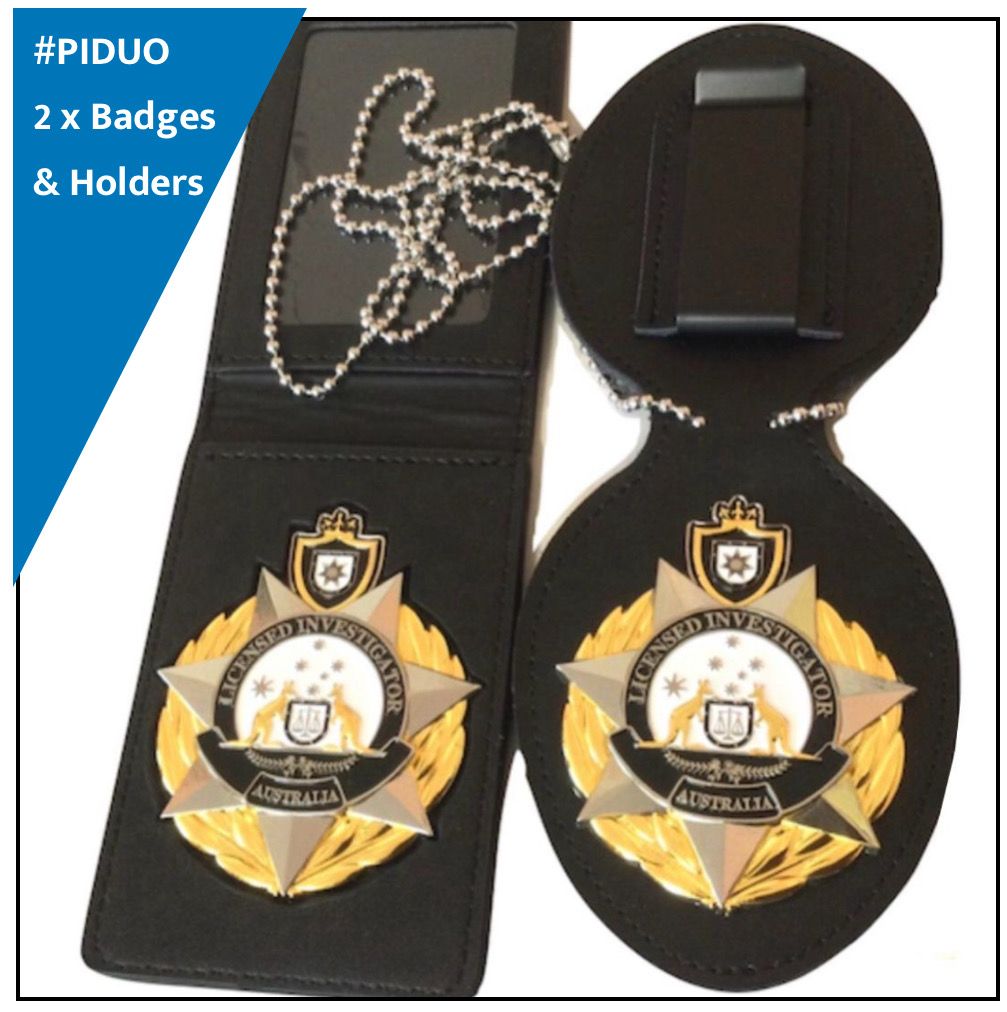 Investigator Badges 2 x