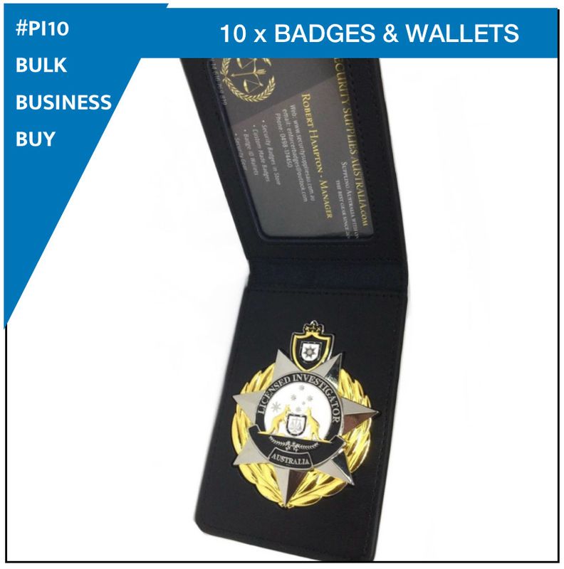10 x Investigator Badges