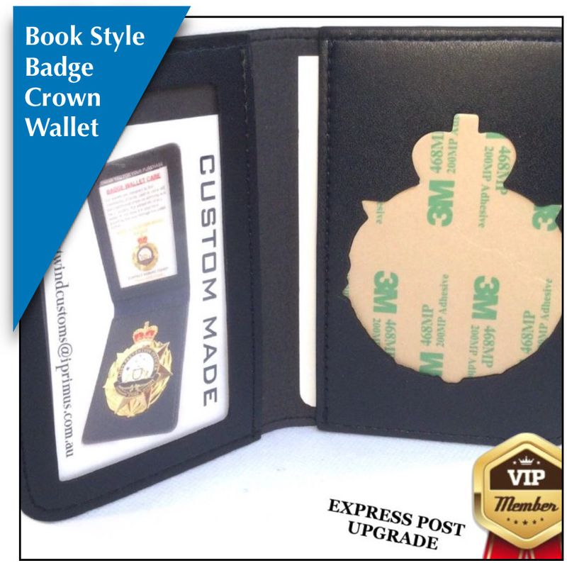Book Style Crown Wallet