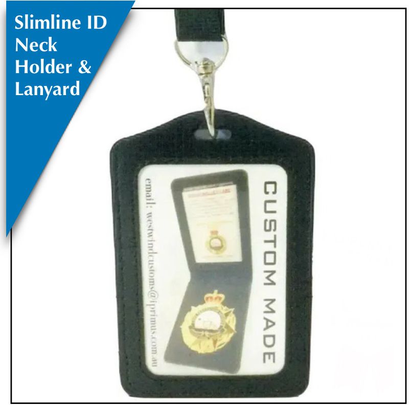 Neck ID Holder with Lanyard