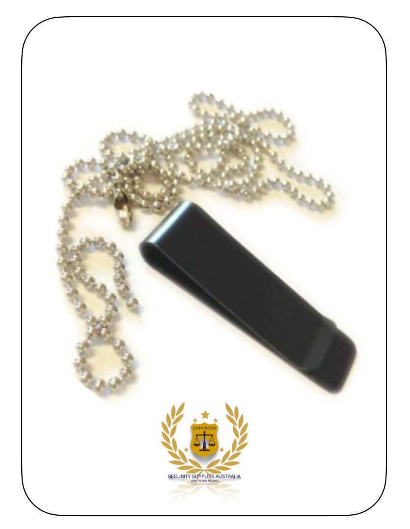 Belt Badge Holder Clip &amp; Chain