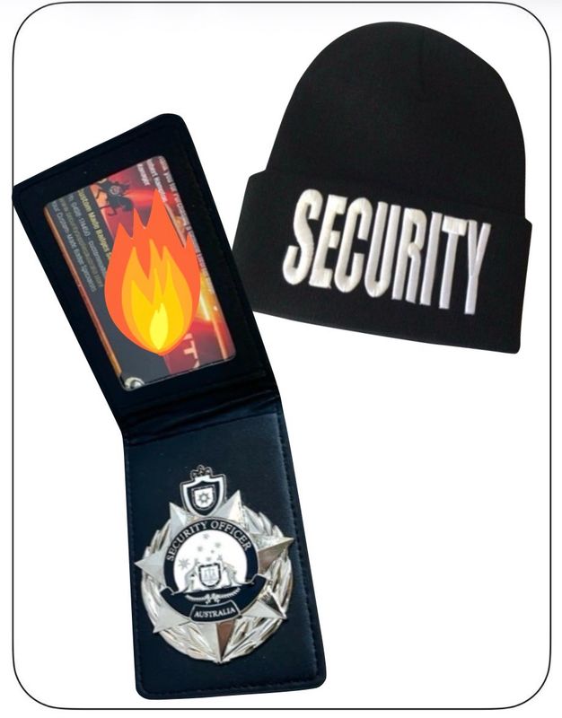 Security Badge &amp; Beanie