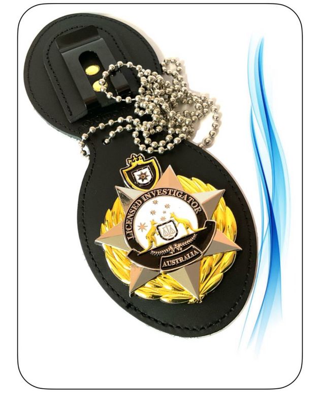 PI Badge &amp; Belt Holder