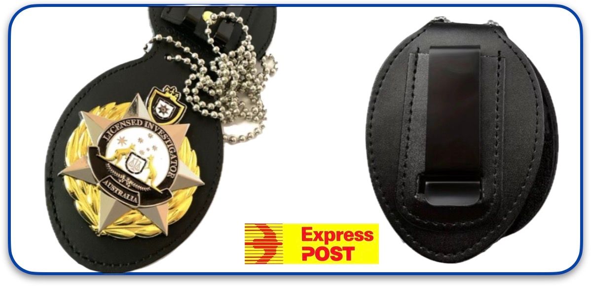 PI Badge &amp; Belt Holder