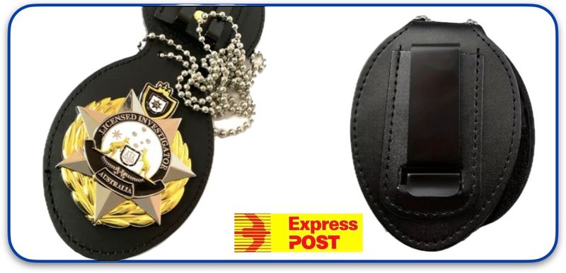 PI Badge &amp; Belt Holder