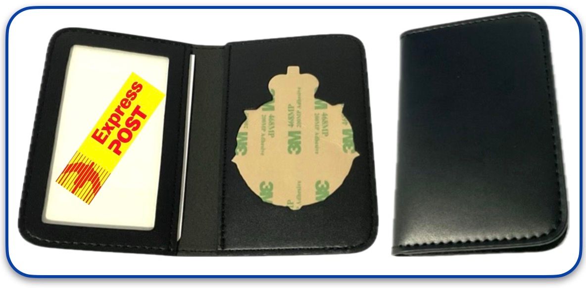 Badge Wallet Book Style $45.00