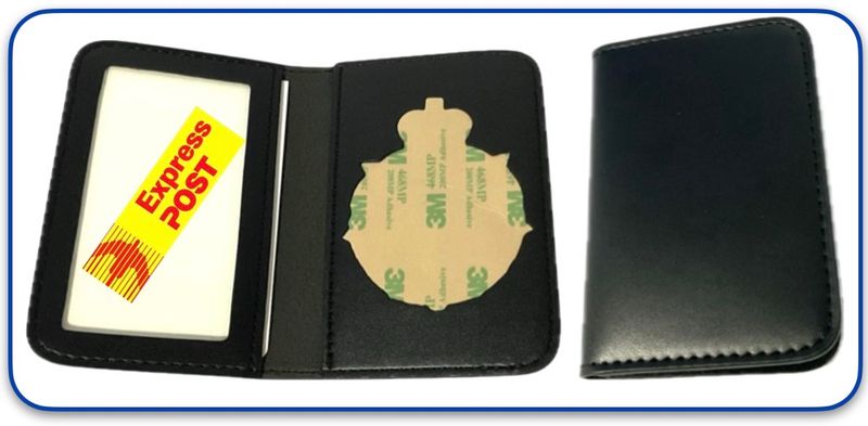 Badge Wallet Book Style $45.00