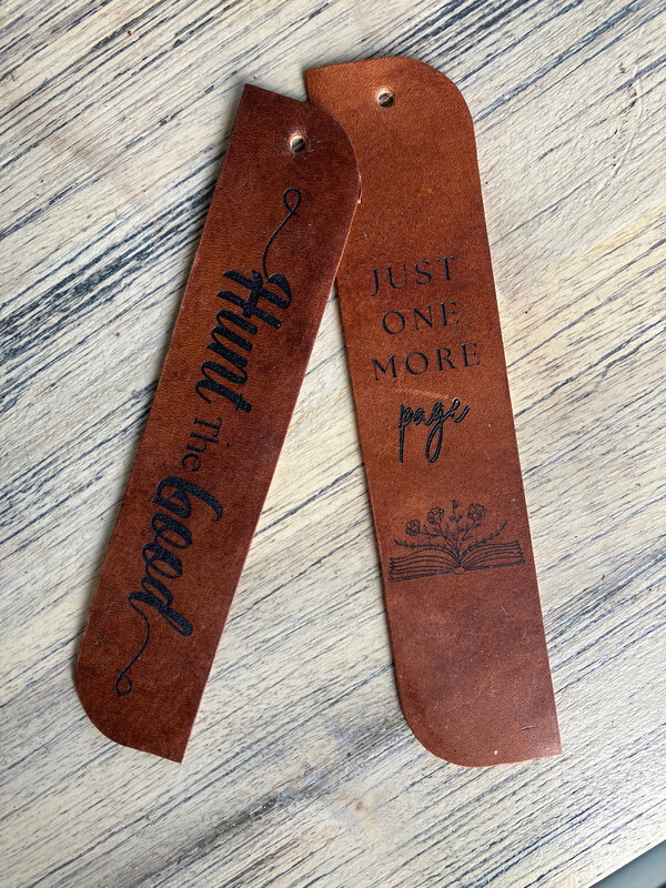 Leather Bookmark Custom Engraved