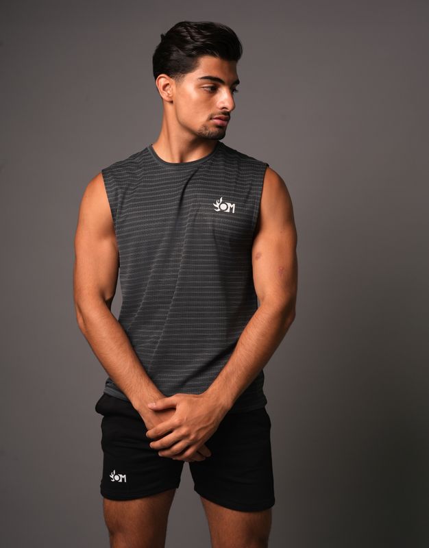 Sleeveless Shirt Dark Grey