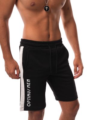 Long Shorts Black and Light Grey