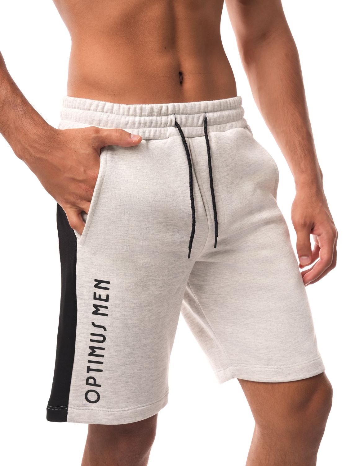 Long Shorts light Grey and Black