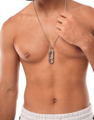 Stainless Steel Cubic Zirconia Pendant