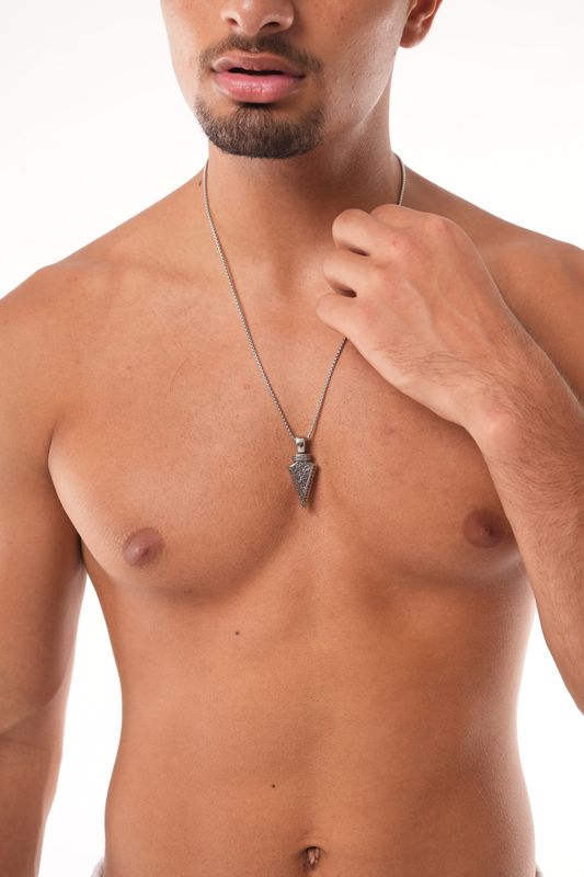 Stainless Steel Triangle Pendant