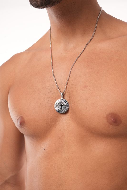 Stainless Steel &quot;All Things are possible&quot; Pendant