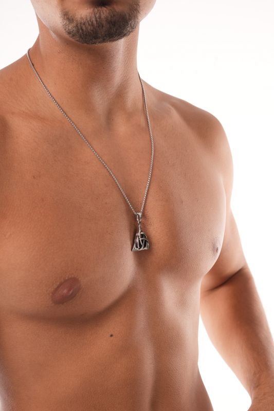 Titanium Triquetra Necklace
