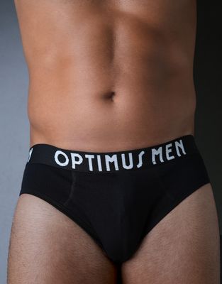 Briefs:  Black  with Black and light Grey Waste-Band