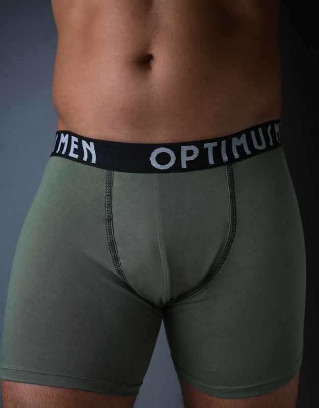 Trunks:  Olive Green with Black and Grey Waste-Band