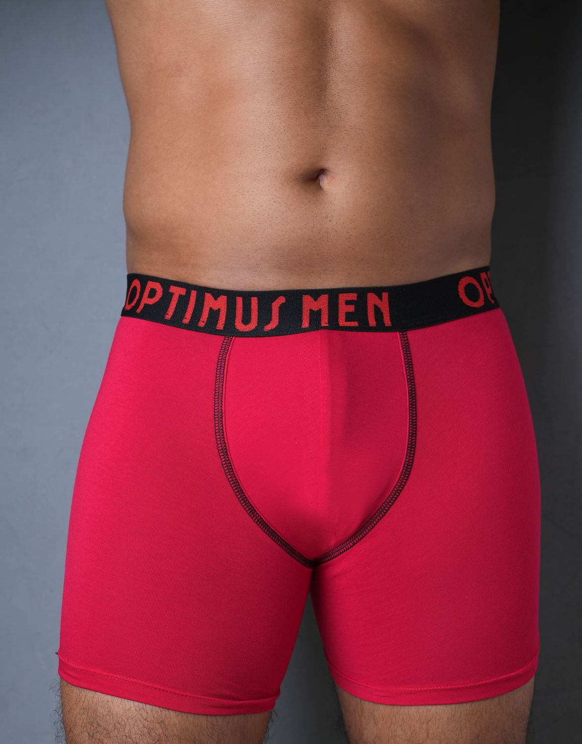 Trunks: Red with Black &amp; Red Waste-Band