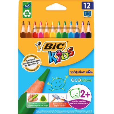 Bic Kids Coloring Pencils Evolution Triangle