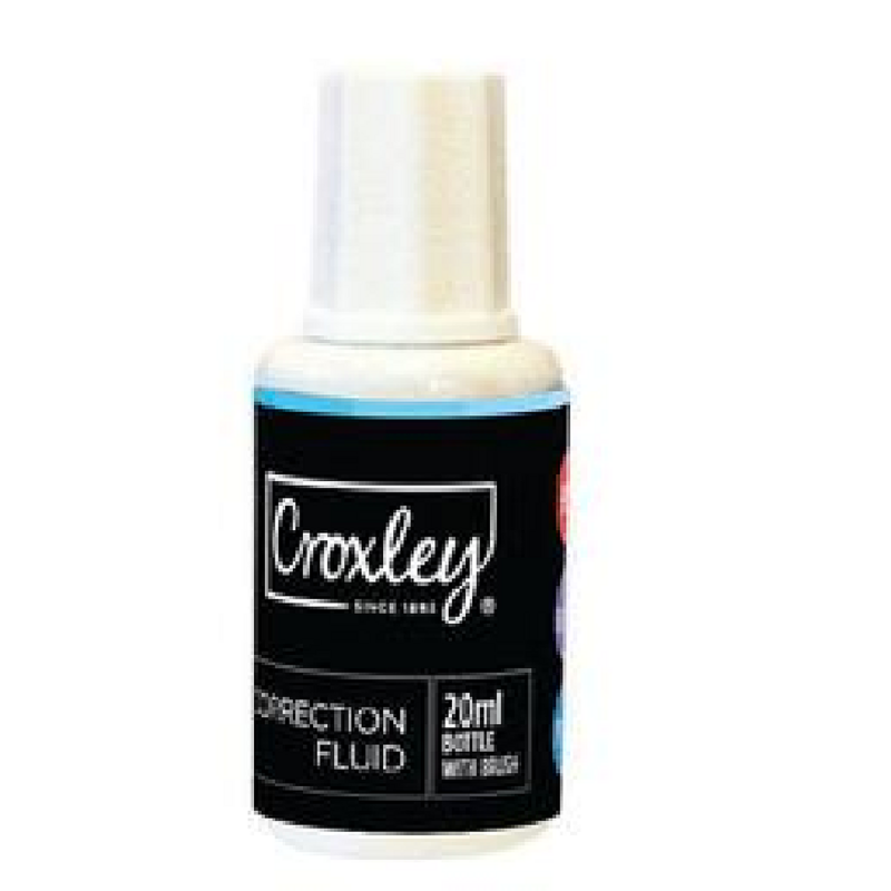 Croxley Correction Fluid Bottle Brush 20ml