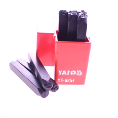 YATO,Number Punch 6Mm [9Pc]