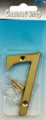 Number Brass No.7 75MM