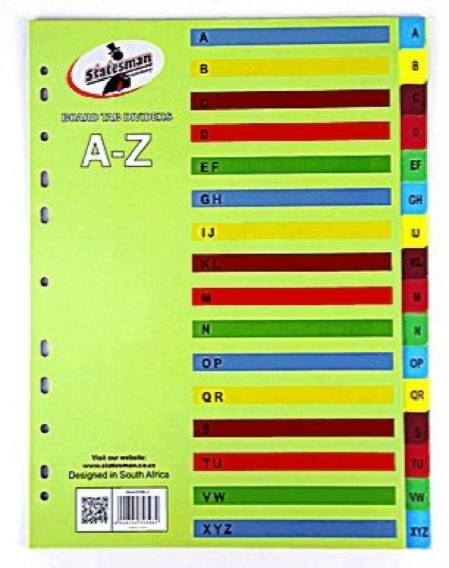 Board File Dividers AZ