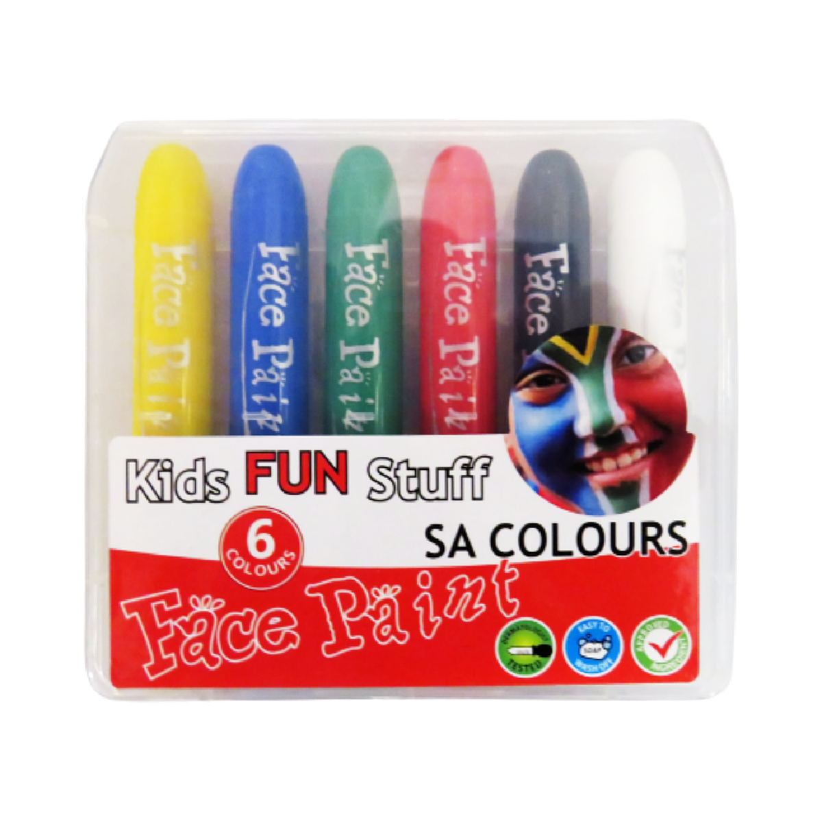 Crazy Craft Face Paint SA Colours