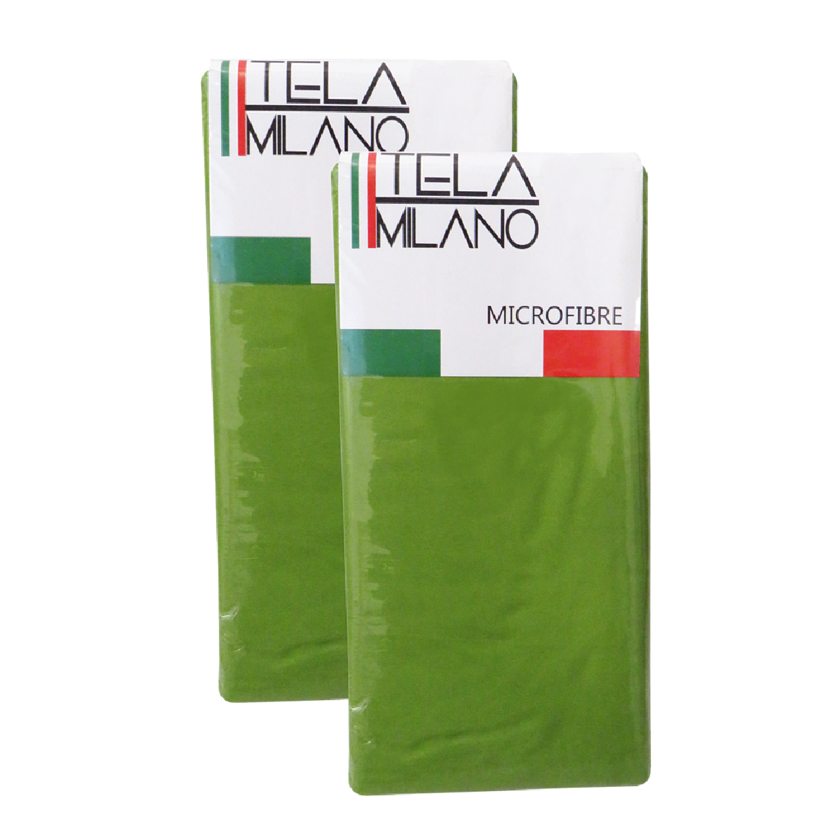 Tela Milano Microfiber Fitted Sheet Green (3/4)