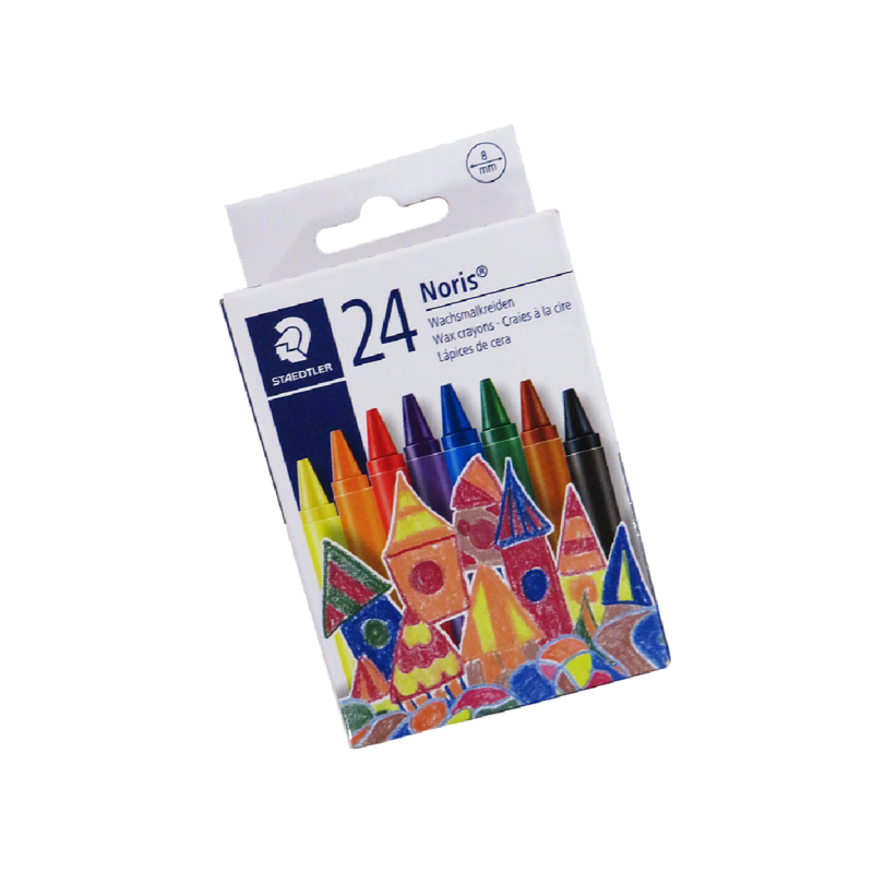 Staedtler Wax Crayons 8mm 24pcs Box