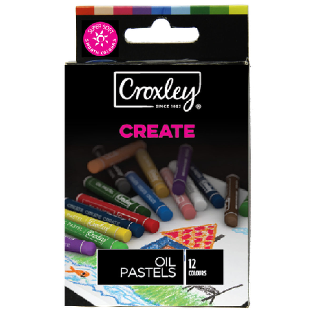 Croxley Oil Pastles12 Pack