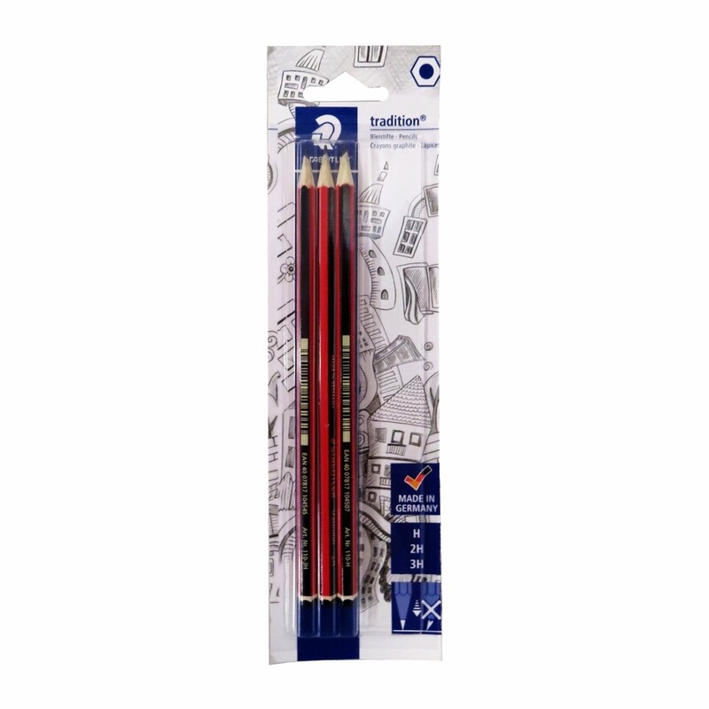 STAEDTLER CRD 3 TRADITION PENCILS H \ 2H 3H