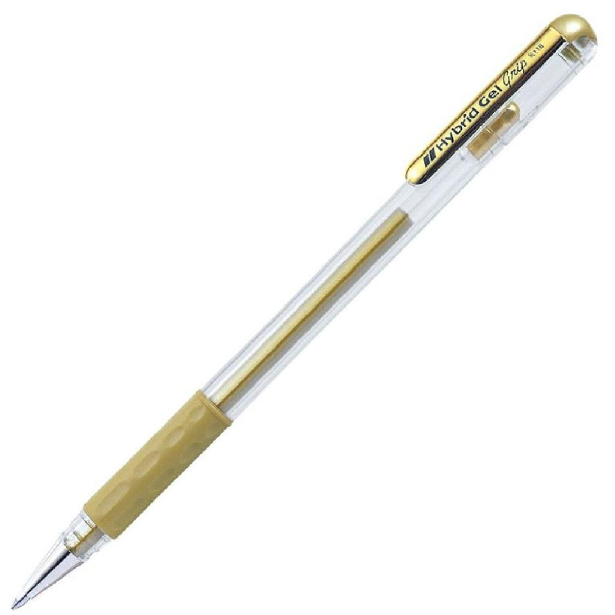 Pentel Hybrid Gel Grip Rollerball Gold
