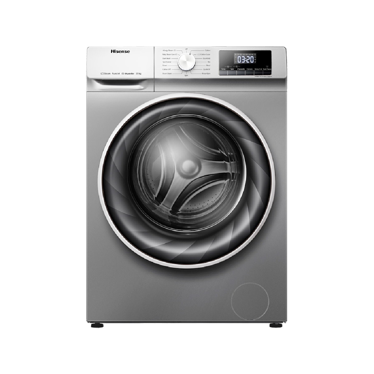 Hisense 6Kg Front Load Washing Machine, Silver