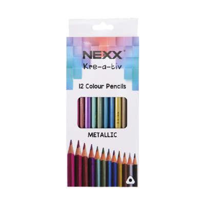 Nexx 12&#39;s Metallic Colour Pencils