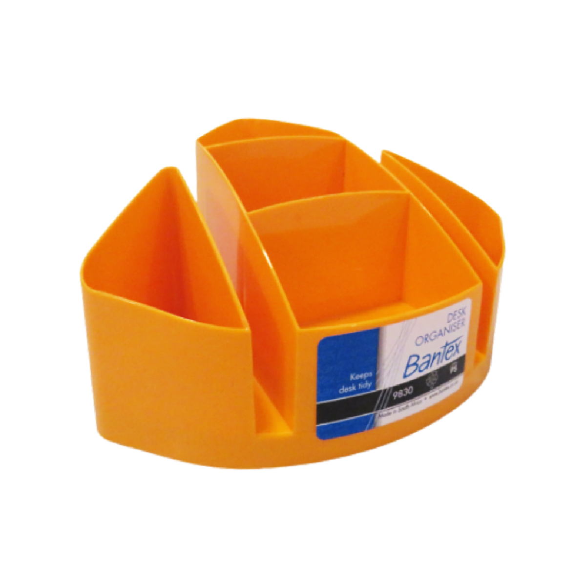 Bantex Pen & Paper Desk Organizer Orange